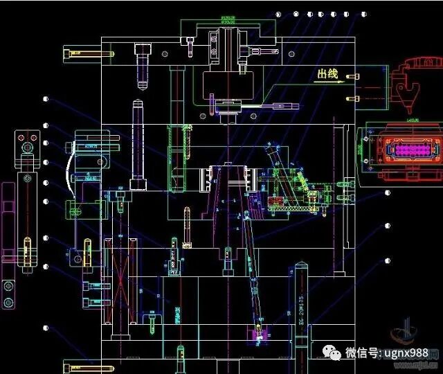 这种内环扣如何脱模？一种经典的模具脱模结构的图12