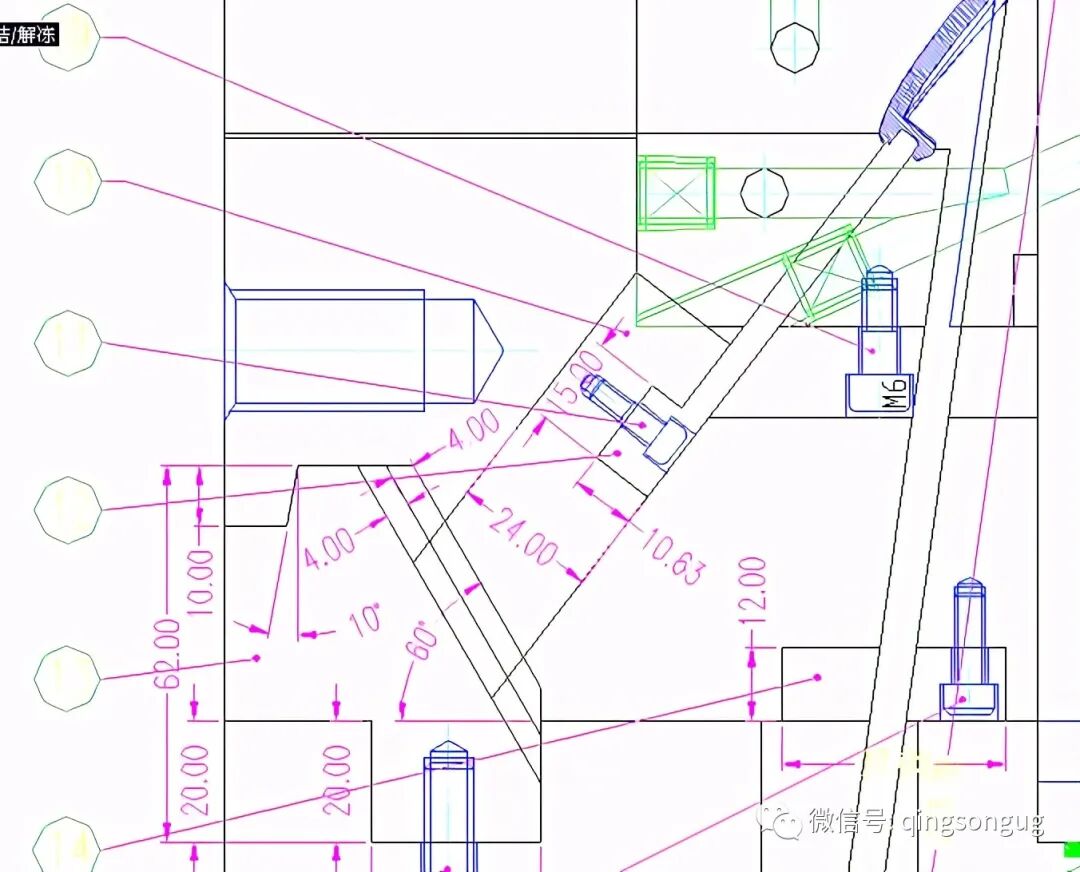25类滑块经典结构：滑块+滑块、滑块+斜顶、滑块+顶针的图13