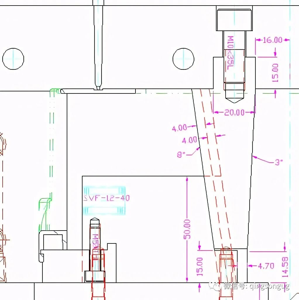 25类滑块经典结构：滑块+滑块、滑块+斜顶、滑块+顶针的图21