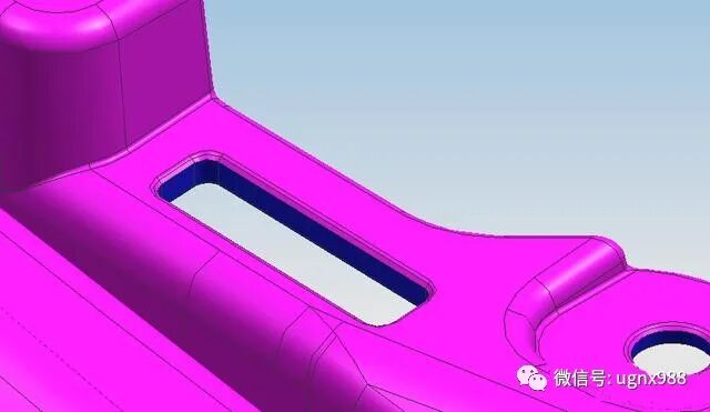 汽车零件分型面的构建思路之补孔技巧的图2