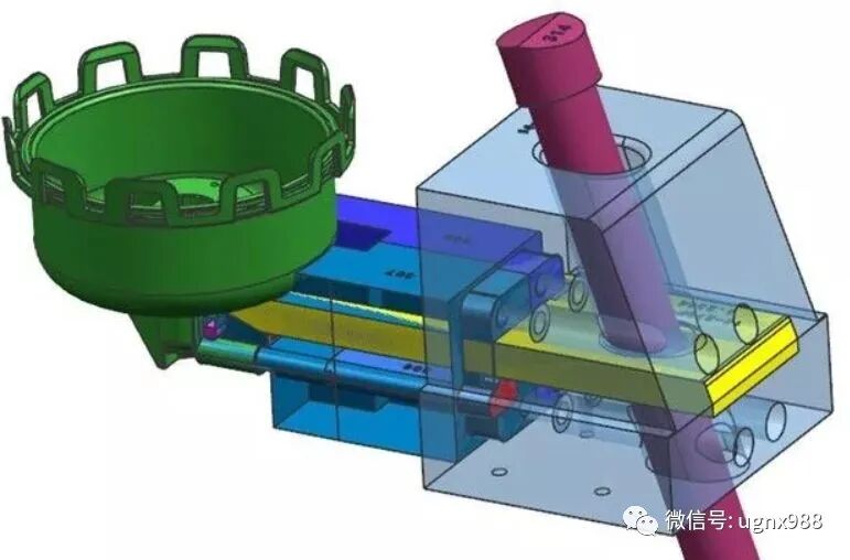 滑块里出滑块的经典模具结构，怎么样？的图13