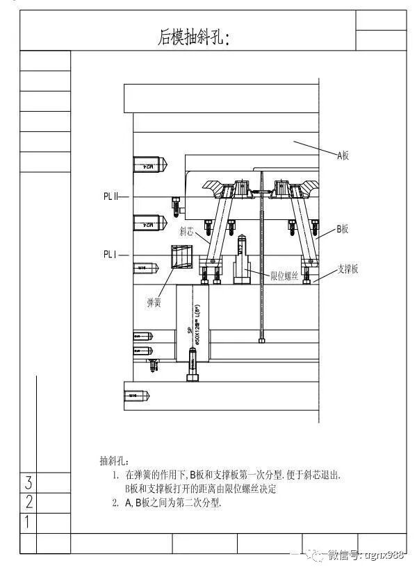 一套經典的汽車后視鏡模具結構，提供給大家參考的圖3