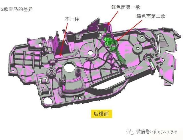 出口模汽車寶馬兩款產品互換的圖2