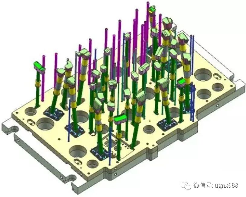 倒扣較大，汽車模的斜頂機構如何設計的圖10