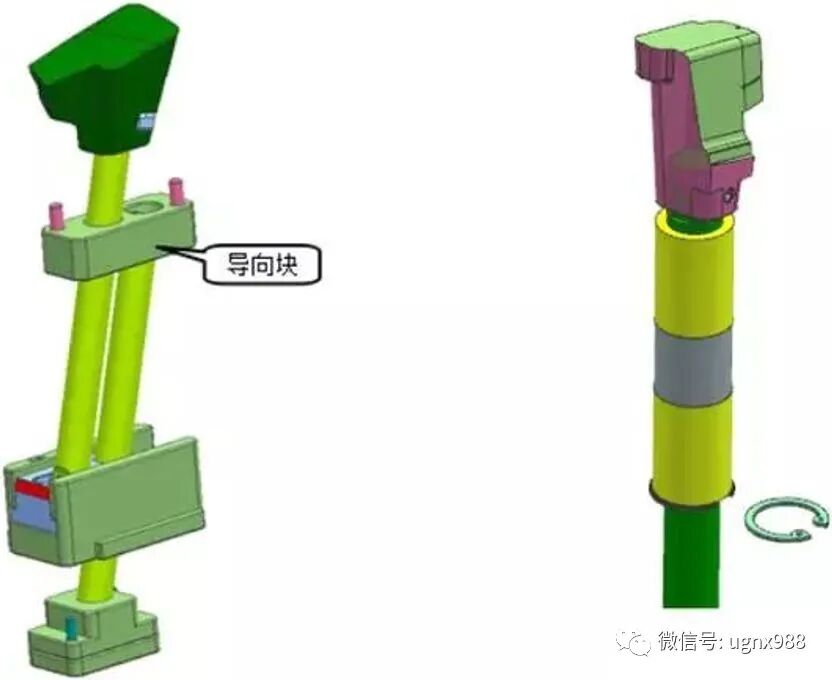 倒扣較大，汽車模的斜頂機構如何設計的圖7