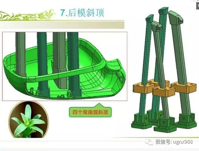 模具设计师技能提升 必备产品结构总体分析 汽车后视镜二次行位的图7