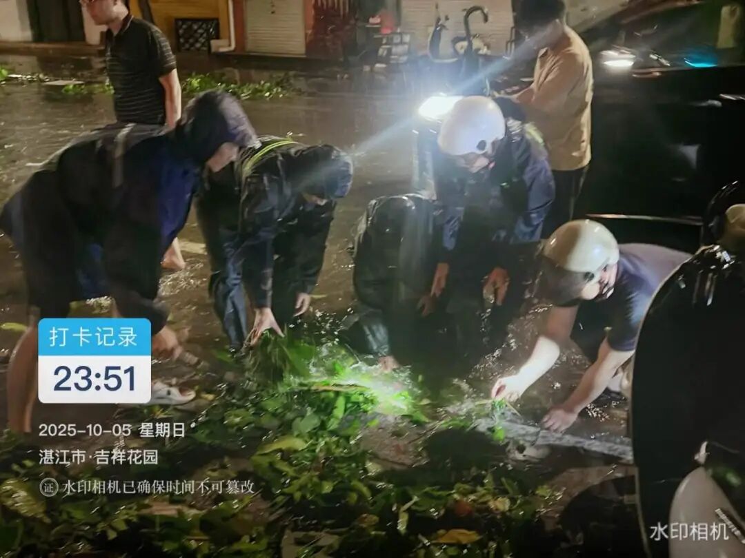 台风过境后的湛江