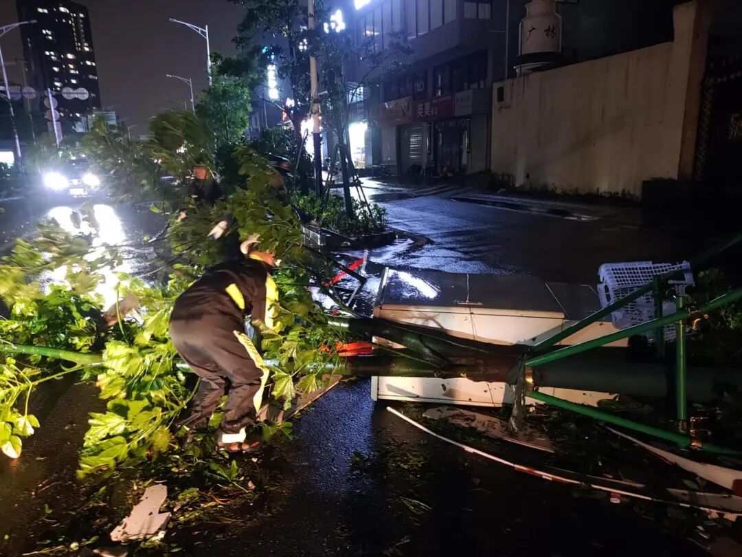 台风过境后的湛江