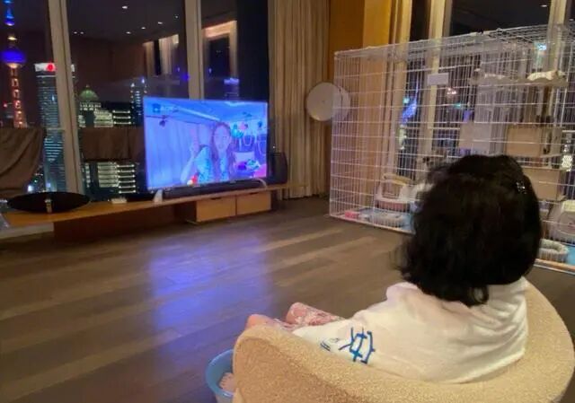 Angelababy晒母亲泡脚照，上亿豪宅内景曝光，窗外就是东方明珠（组图） - 3