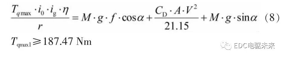 电动汽车电驱动系统动力性匹配设计的图11