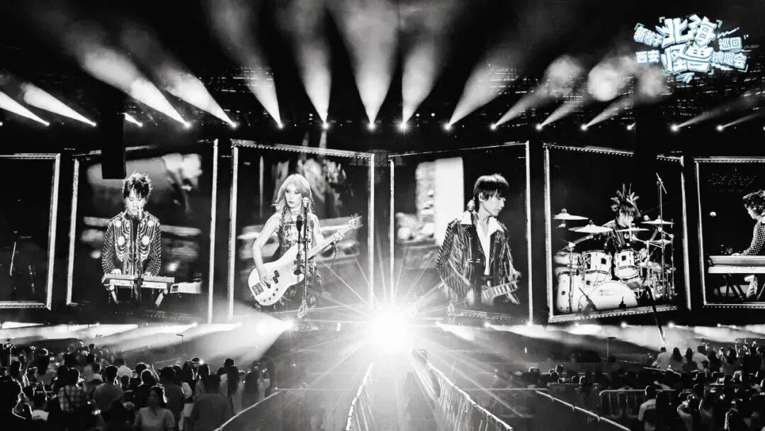 新裤子乐队演唱会LED屏