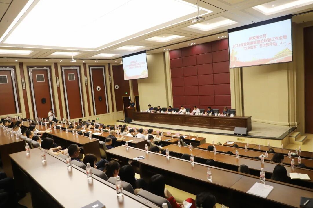 新雙圈公司召開2024年黨風廉政建設專題工作會暨“以案四說”警示教育會