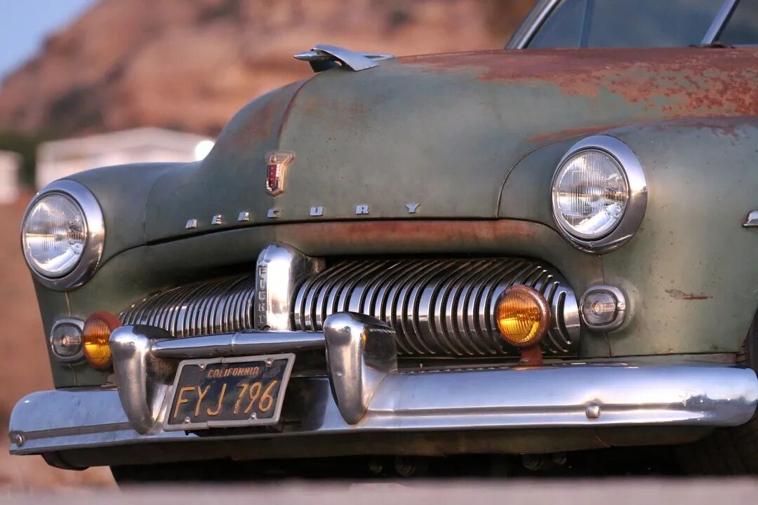 icon旧化风格改装的水星老爷车而且还是个油改电