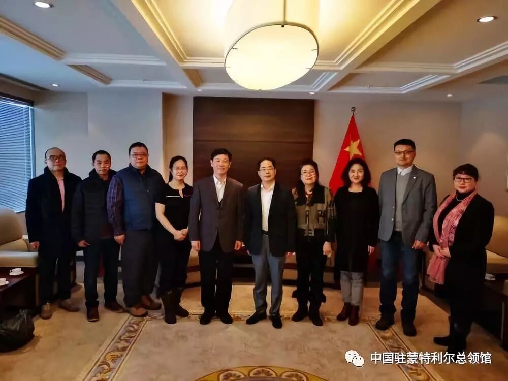 陈学明总领事与第三届欢乐春节庙会筹委会部分成员座谈