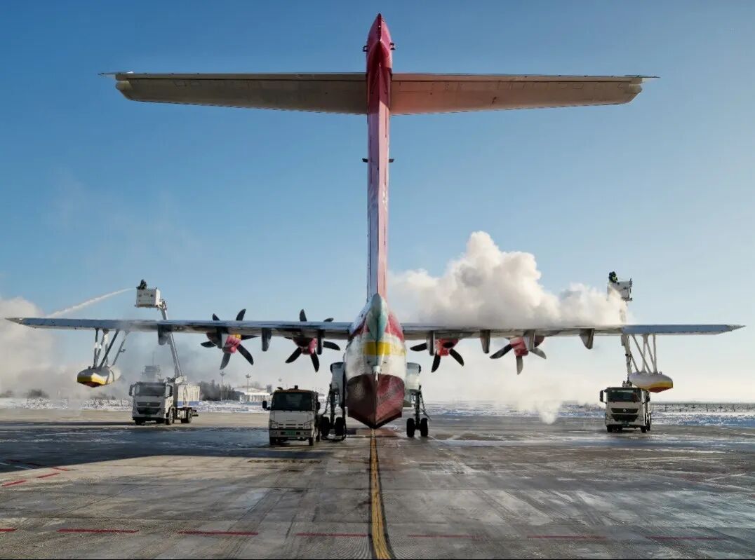 中国大型水陆两栖飞机鲲龙ag600m完成高寒试飞任务