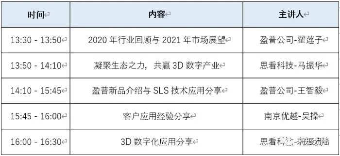 2021 TCT Asia| 盈普三维与思看科技应用交流会 邀请函