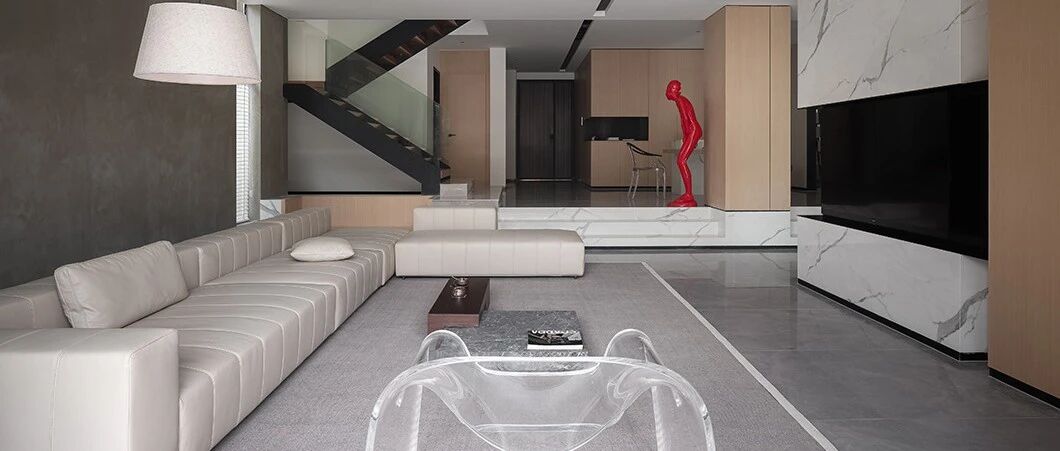 360㎡现代极简，藏不住的高档质感！