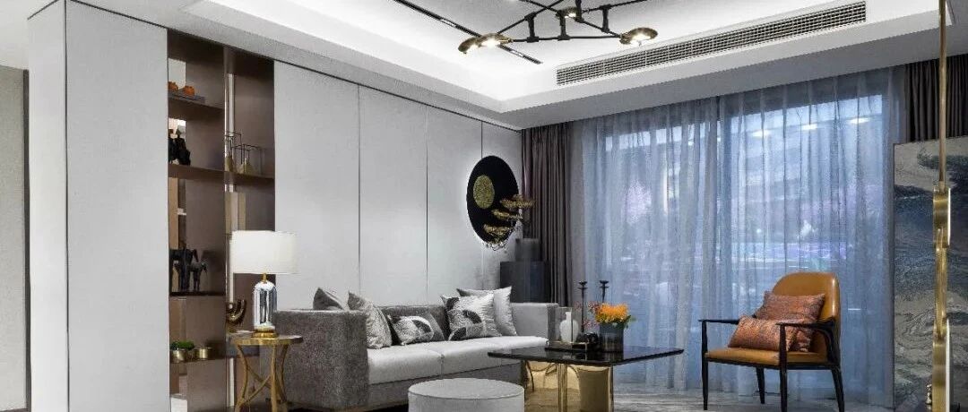 130㎡现代轻奢风，空间华丽高级！