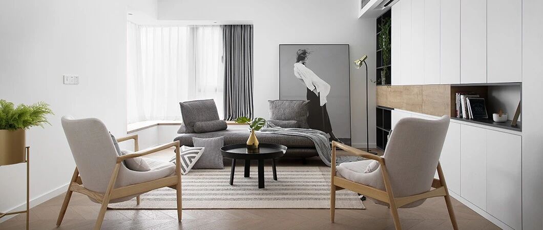 极简+黑白灰，超纯粹的设计格调！