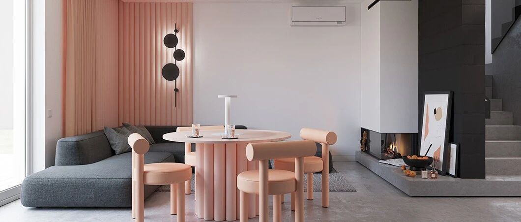 高级灰+粉色，个性独特的高级感！