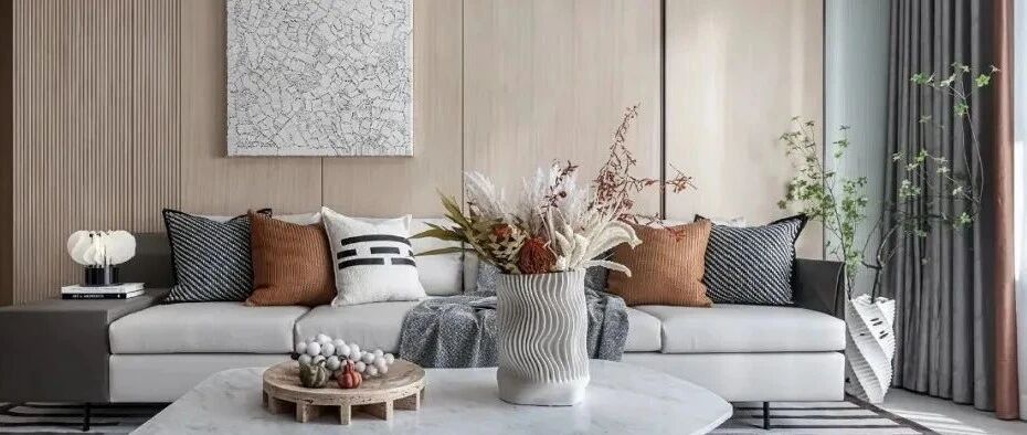 68㎡魅力高级灰，开放式的设计，纯净舒适！