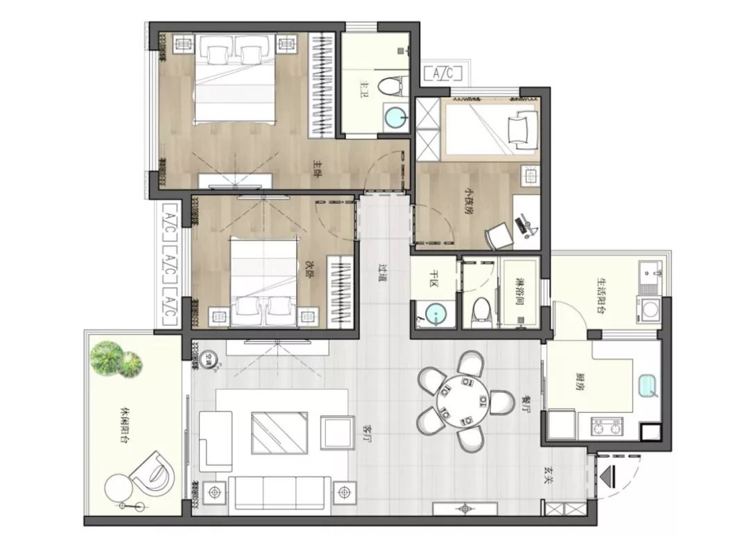 103m²東方簡約樣板房 | 雅舍悠然 家居 第15張