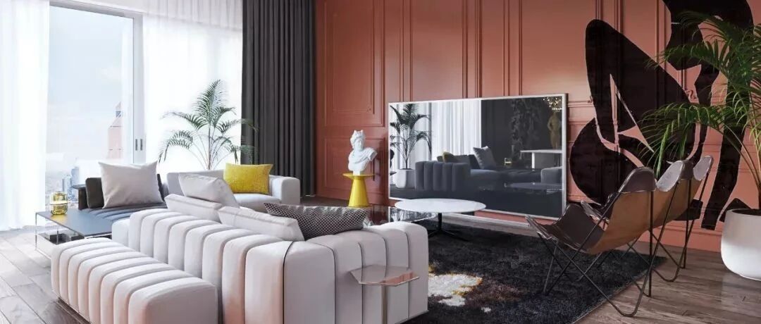 高级灰+橙，就是这么美！