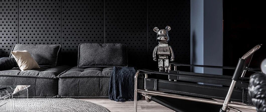 120㎡简约高级黑，这样设计超有范！