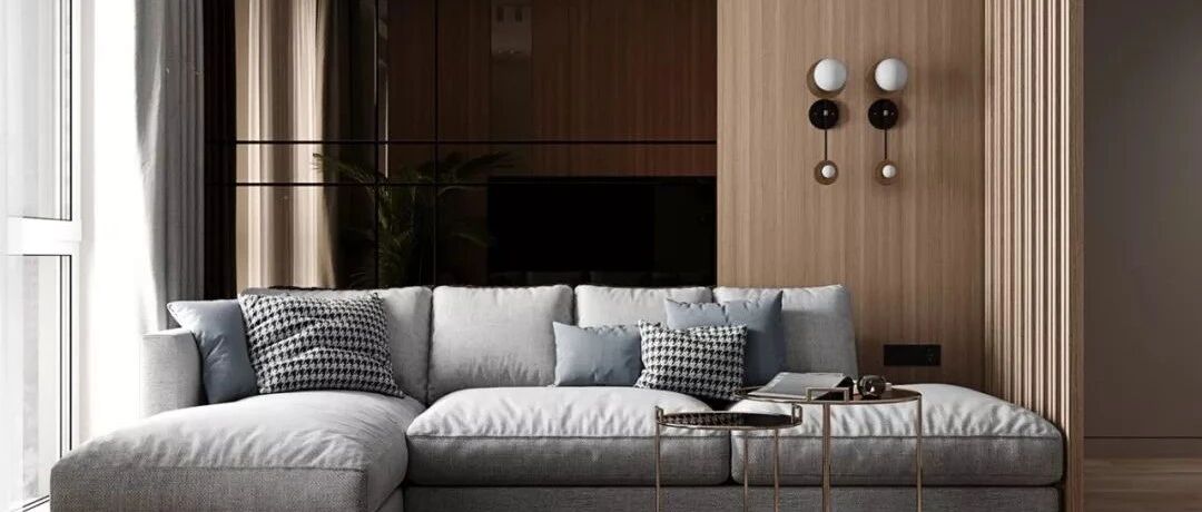 一厅三室，灰色+木色，高级！