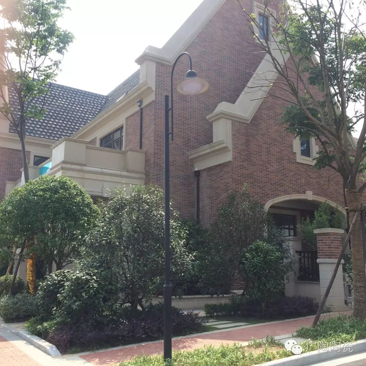 【广陶陶瓷◆微欣赏】戈壁砂影应用装饰-长沙金隅桃源别墅群,释放浪漫