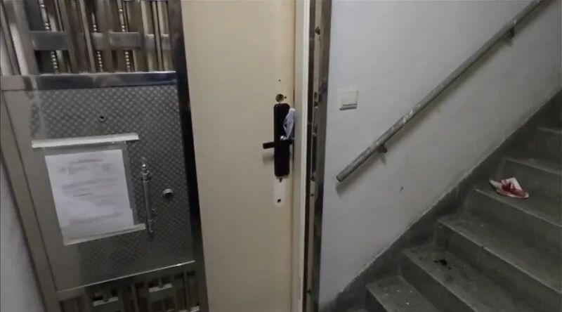 事发现场视频截图。