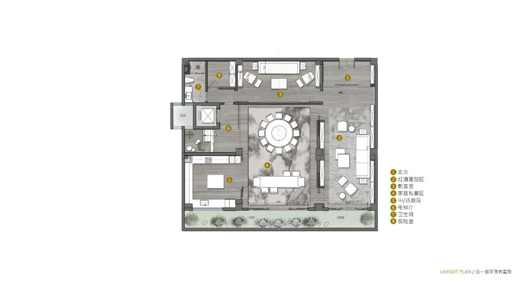 矩陣縱橫新作 | 568m²中式雅奢合院 家居 第43張