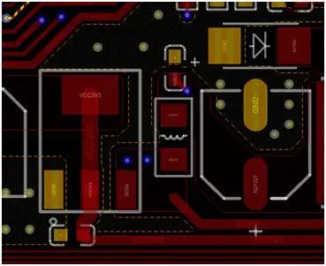 PCB评审时，对有可能产生天线效应的铺铜提出修改意见的图1