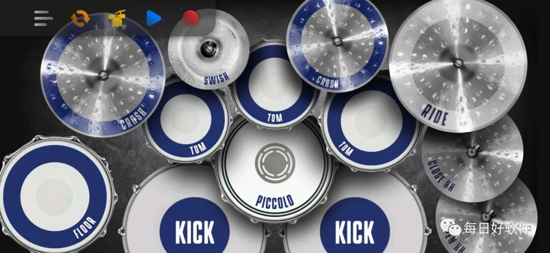Real Drum，“摇滚”软件，随时随地，任你切换