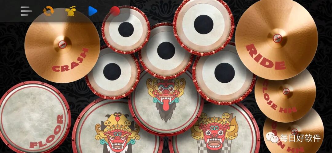 Real Drum，“摇滚”软件，随时随地，任你切换