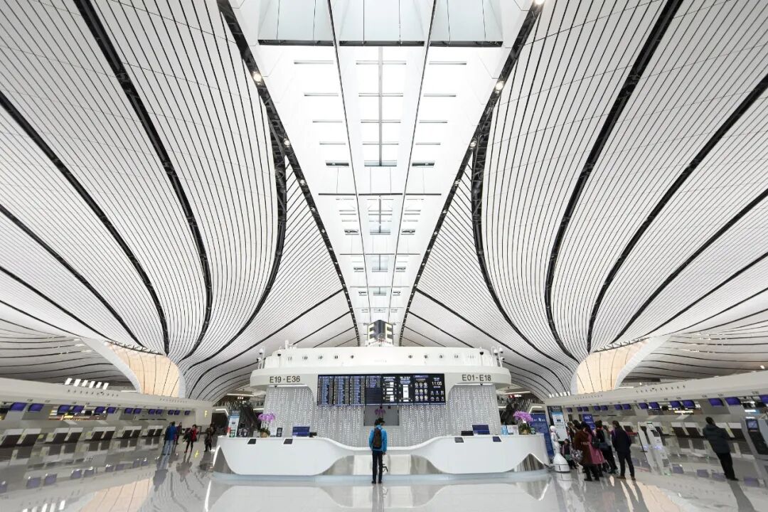 Beijing airport architecture - Destination photograph