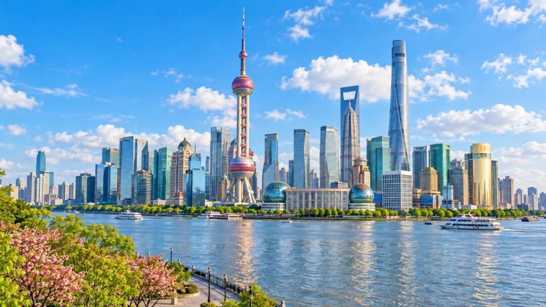 Shanghai skyline - destination illustration