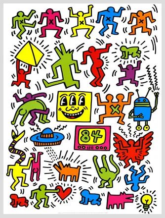 涂鸦艺术之父—凯斯·哈林(keith haring 中国艺术教育网