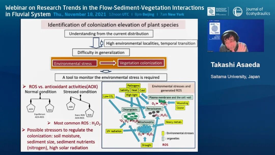 “河流系统中水流-泥沙-植被相互关系研究趋势”在线研讨会成功举办