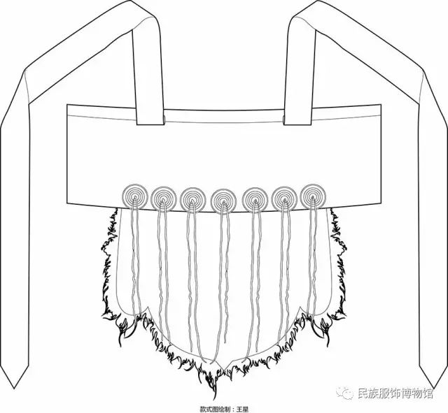 纳西族服装简笔画图片