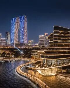 苏州金鸡湖中茵皇冠假日酒店·豪华高级房-大床 1晚