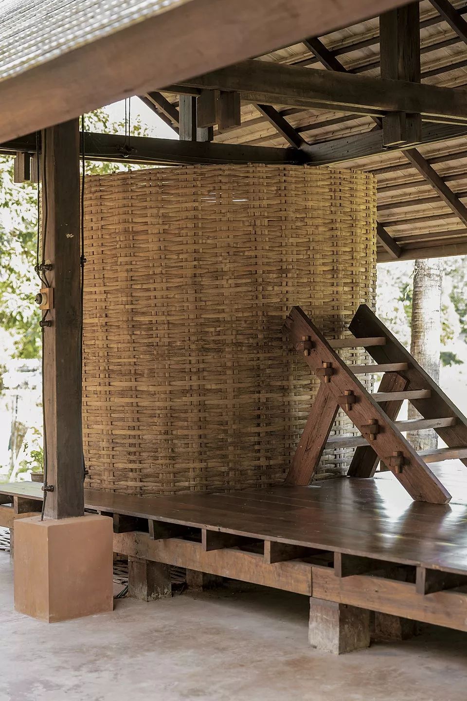 稻田里的農場民宿：舊原木＋傳統工藝，打造最有質感的生態民宿 家居 第18張