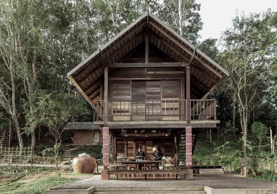 稻田里的農場民宿：舊原木＋傳統工藝，打造最有質感的生態民宿 家居 第7張