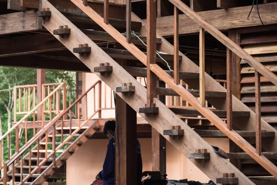 稻田里的農場民宿：舊原木＋傳統工藝，打造最有質感的生態民宿 家居 第28張