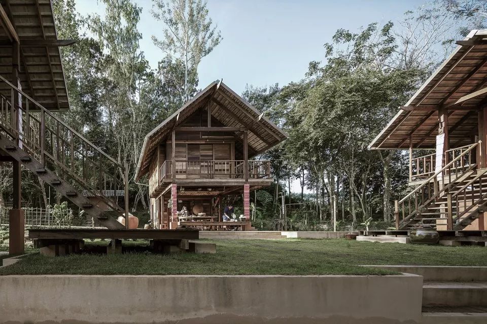 稻田里的農場民宿：舊原木＋傳統工藝，打造最有質感的生態民宿 家居 第6張