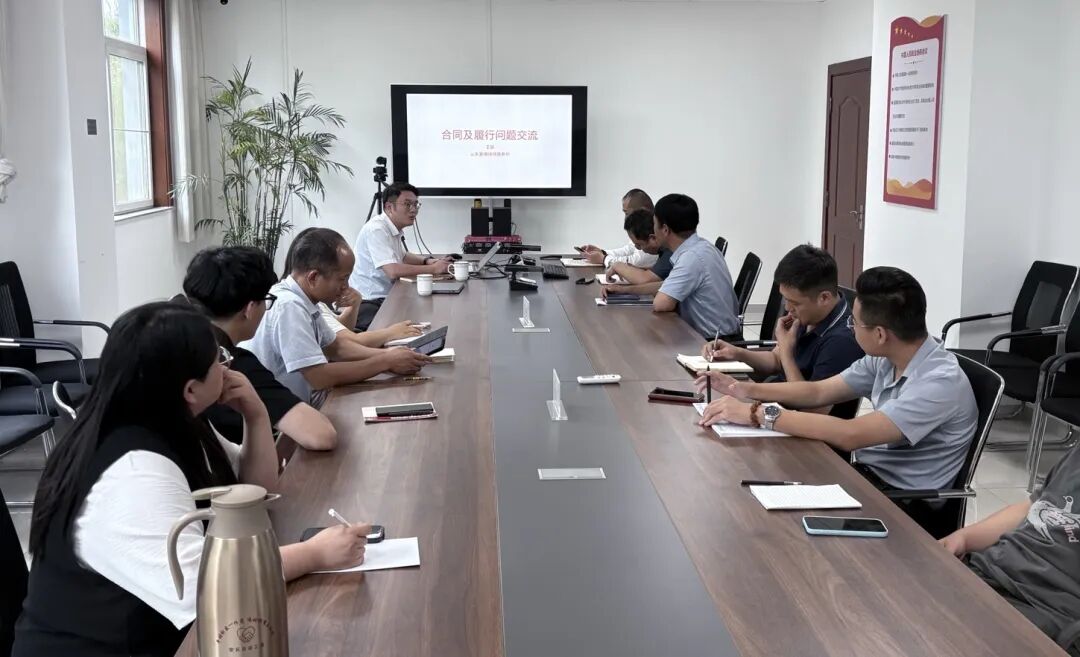 我所王振律师受邀赴安丘博阳机械制造有限公司进行合同及履行问题交流