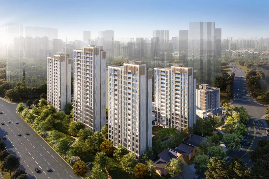 135街坊效果图项目拟建设4栋15-20f可售高层,135街坊预计总供应住宅在