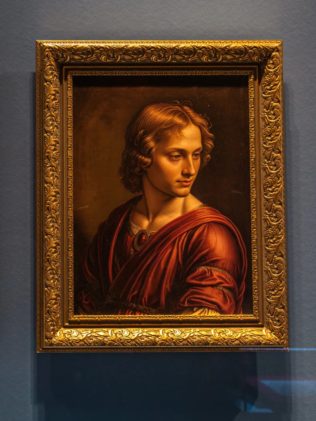 《青年时期的达·芬奇》（数字修复作品） 图/中国广州发布