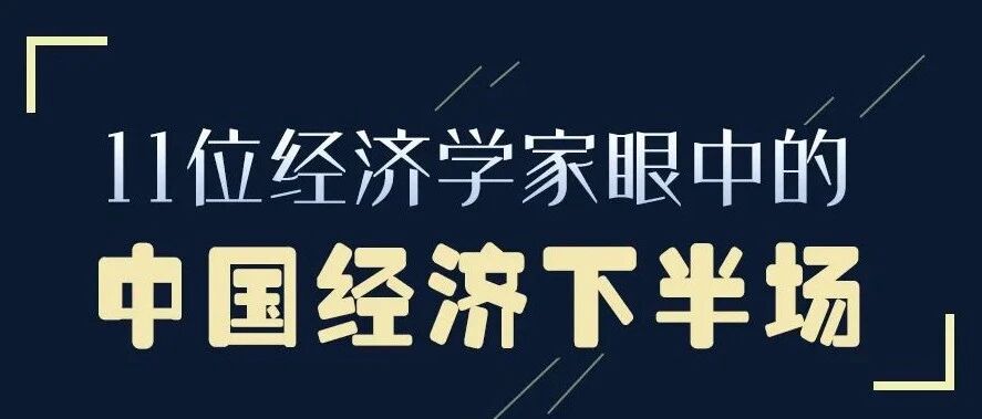 洞见趋势|11位经济学家眼中的中国经济下半场