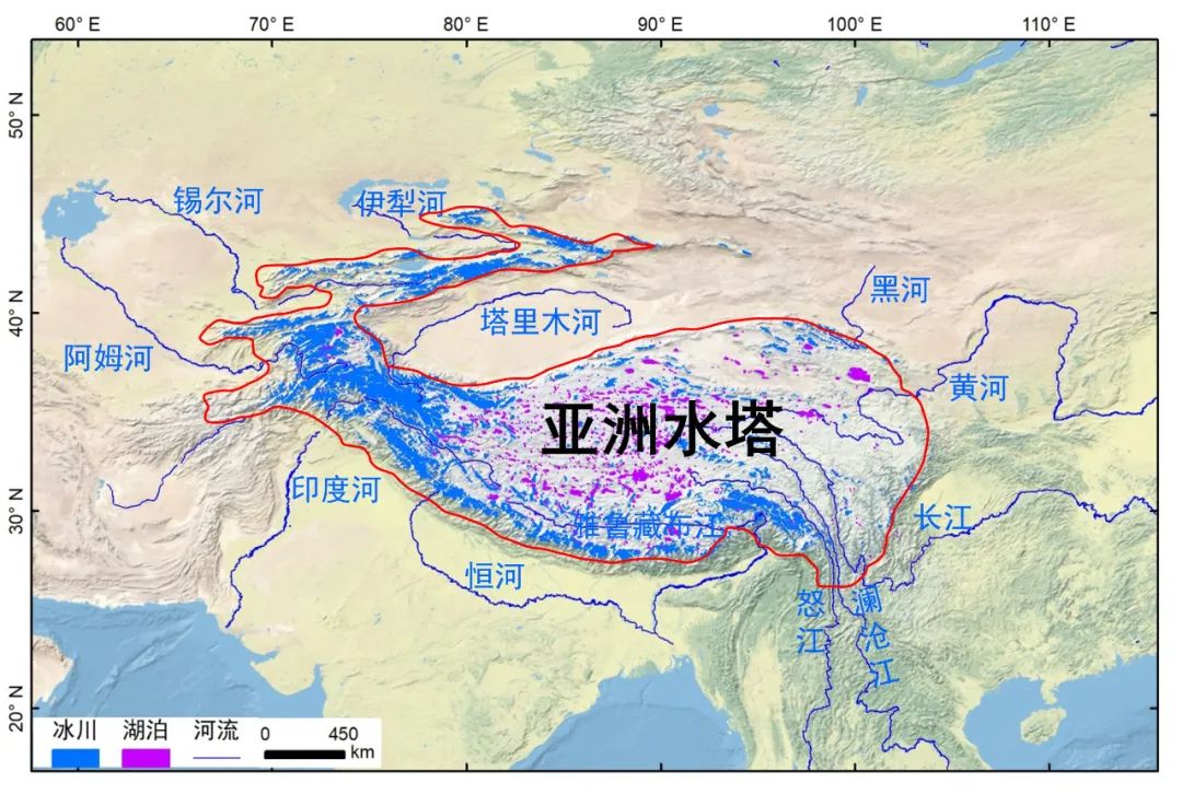 青藏高原河流图图片